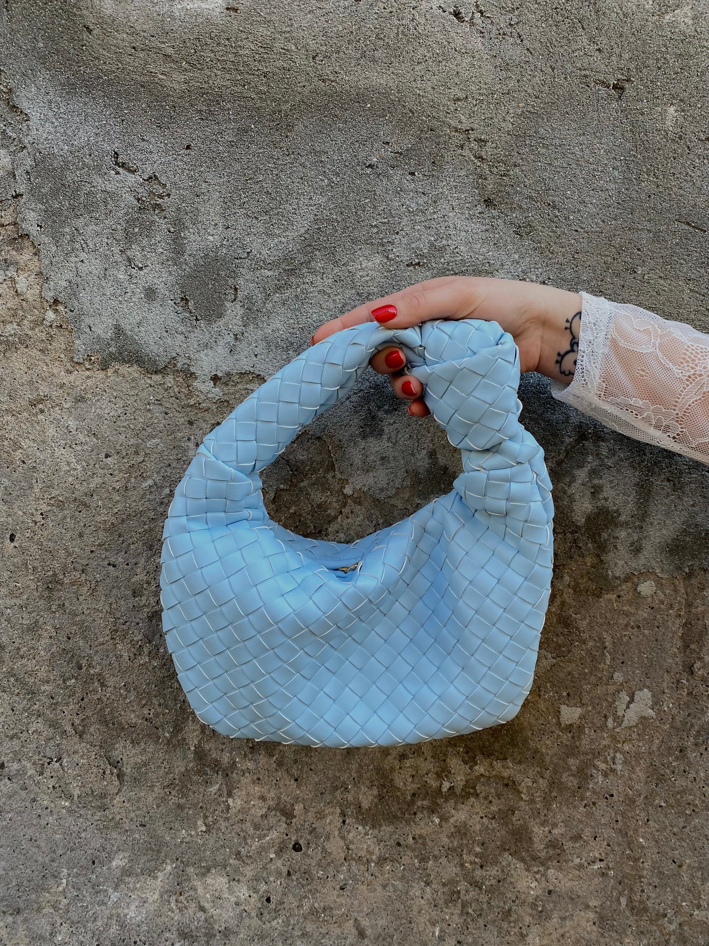 borsa Jodie mini azzurra