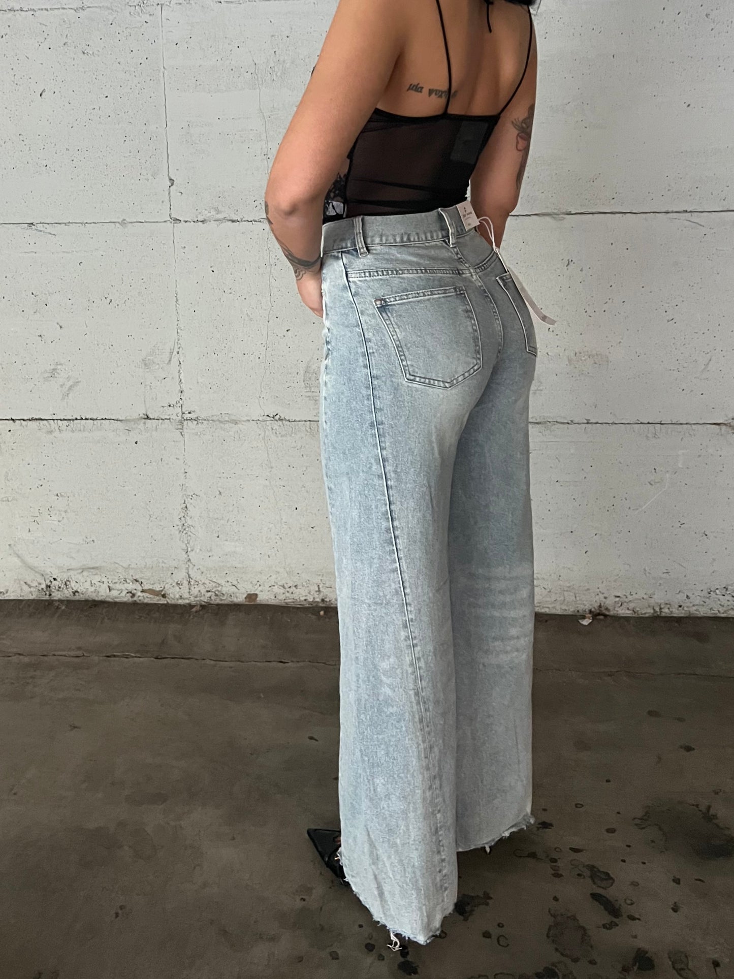 jeans wide leg