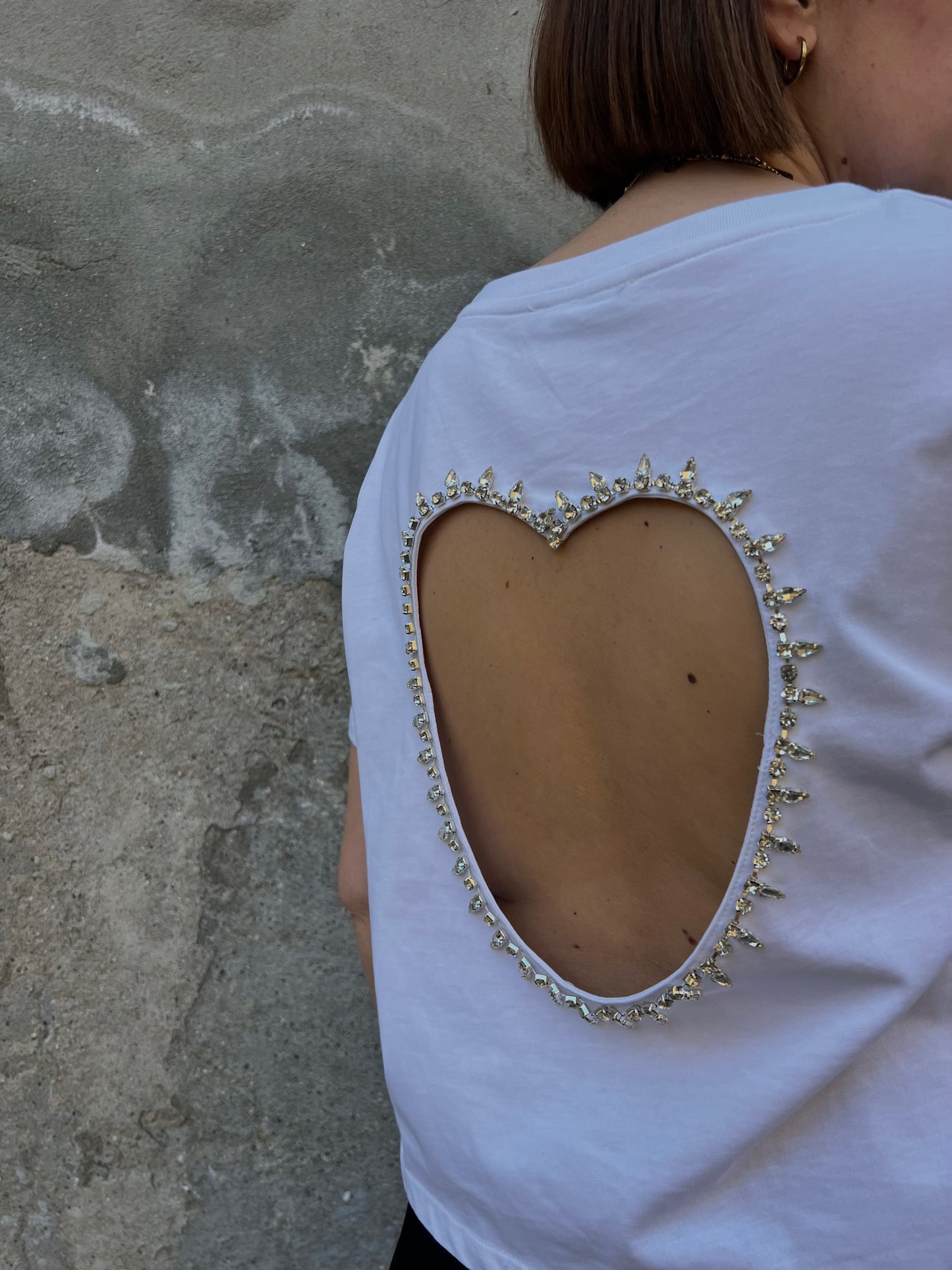 t-shirt cuore by Lumina