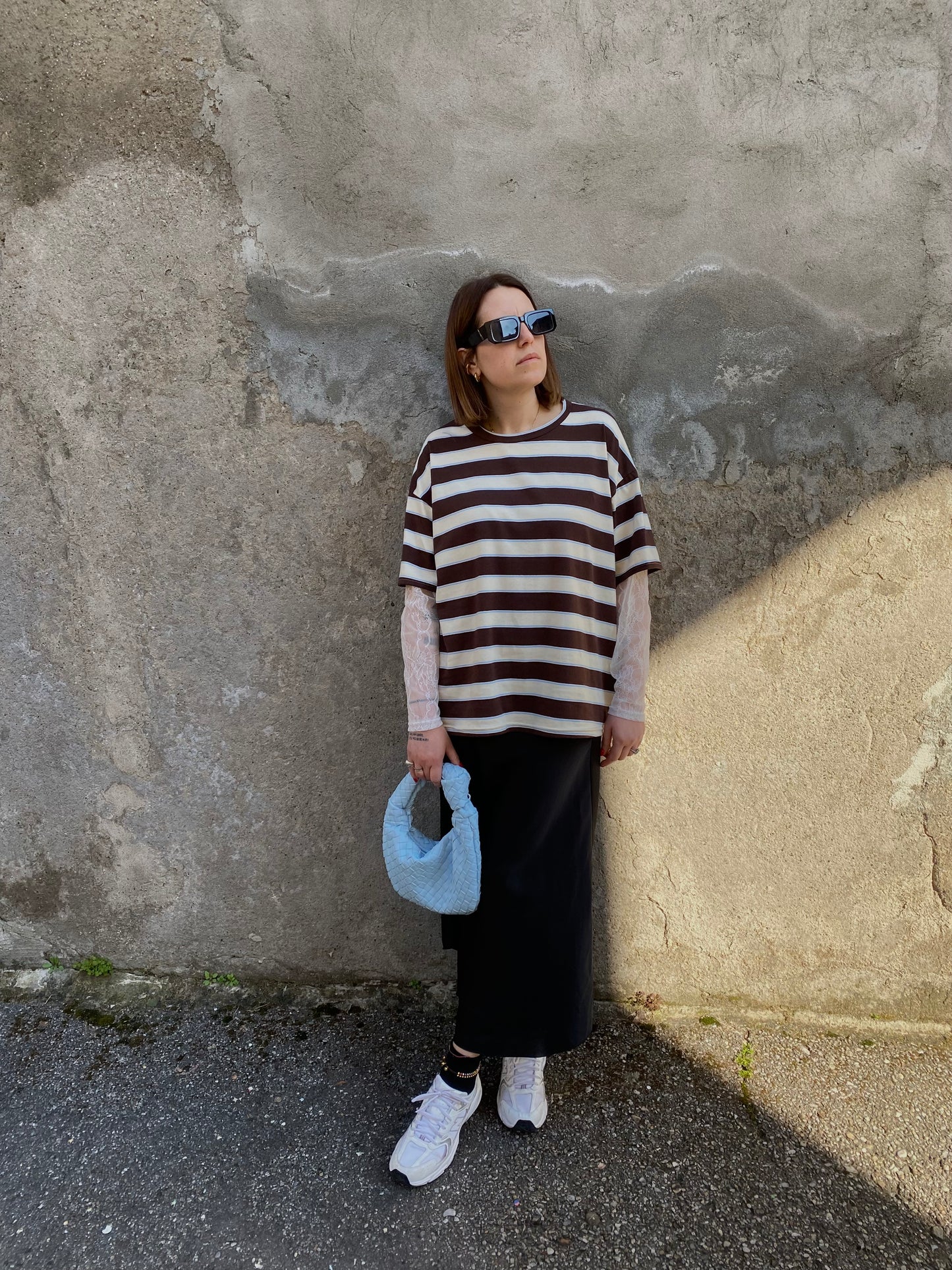 borsa Jodie mini azzurra