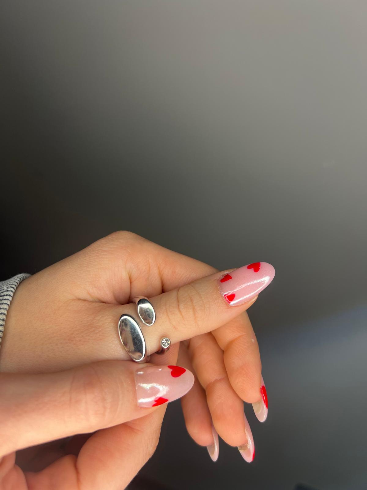 anello abbraccio brillantino