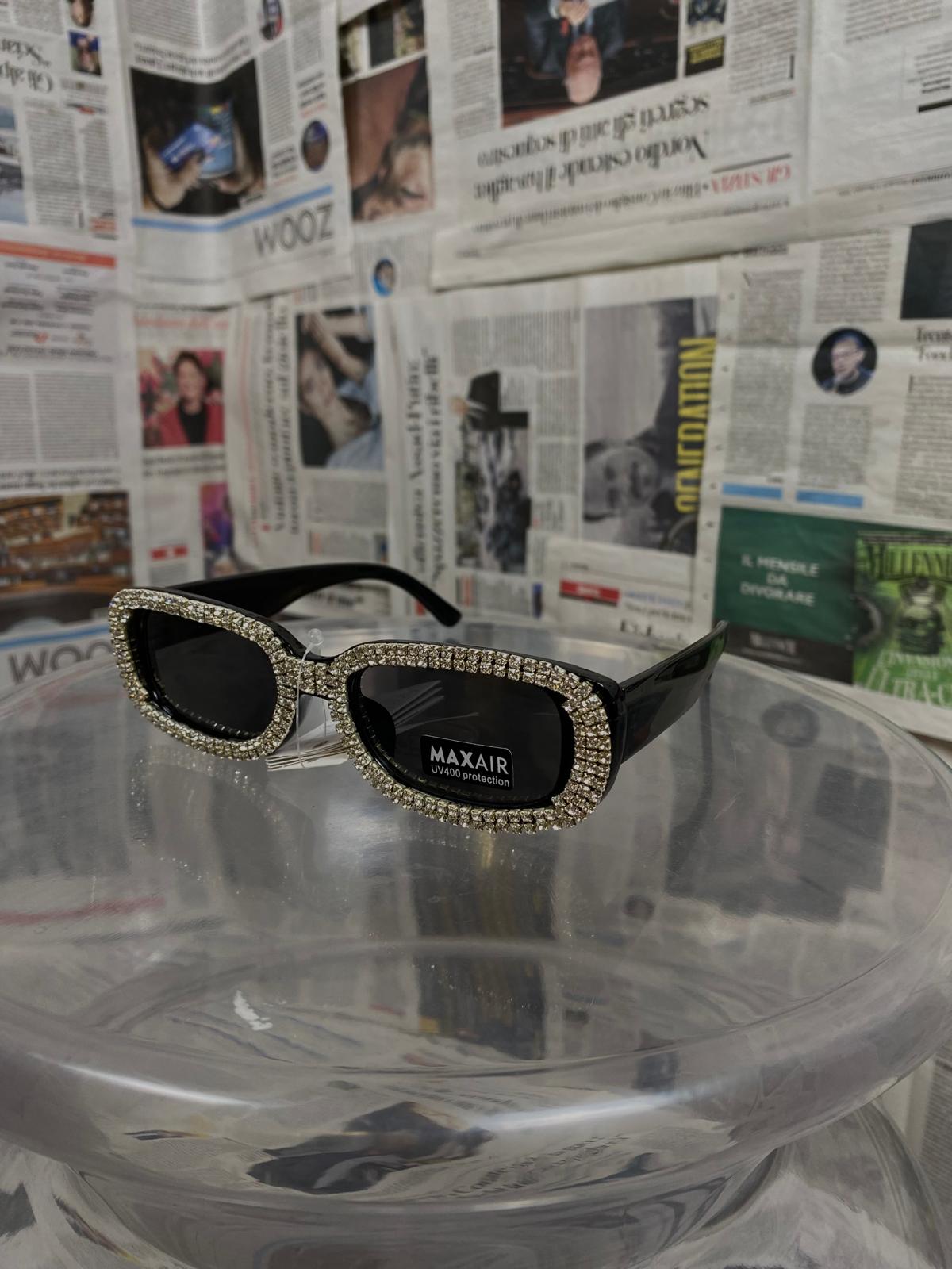 occhiali strass