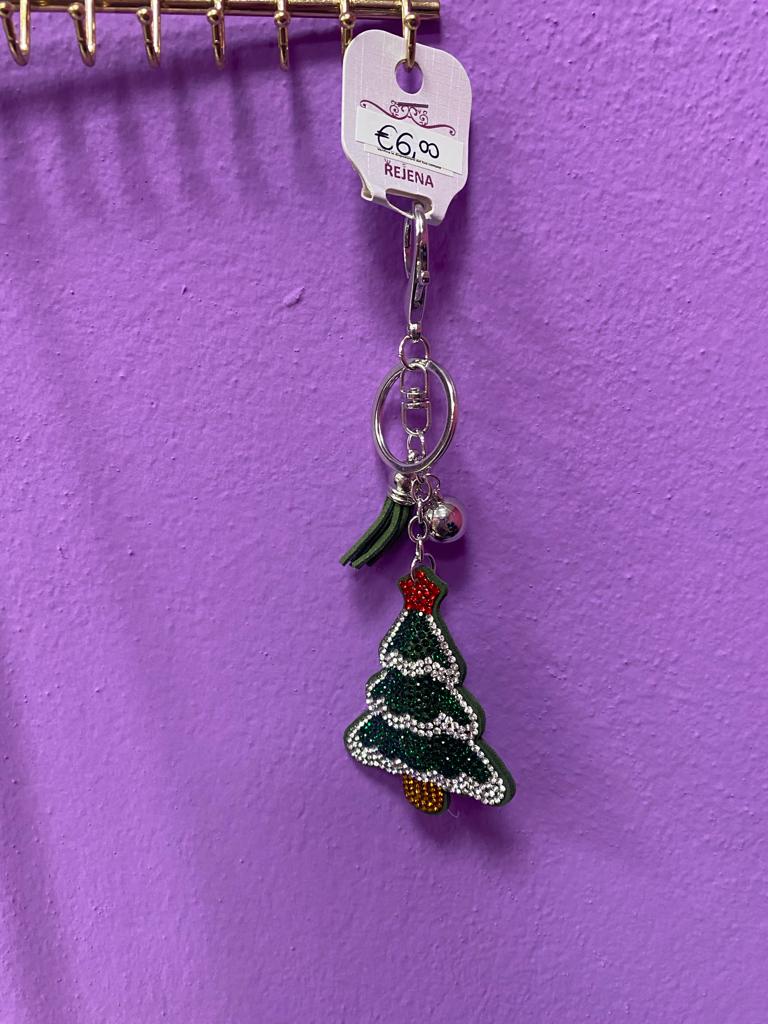 portachiavi ecopelle con strass