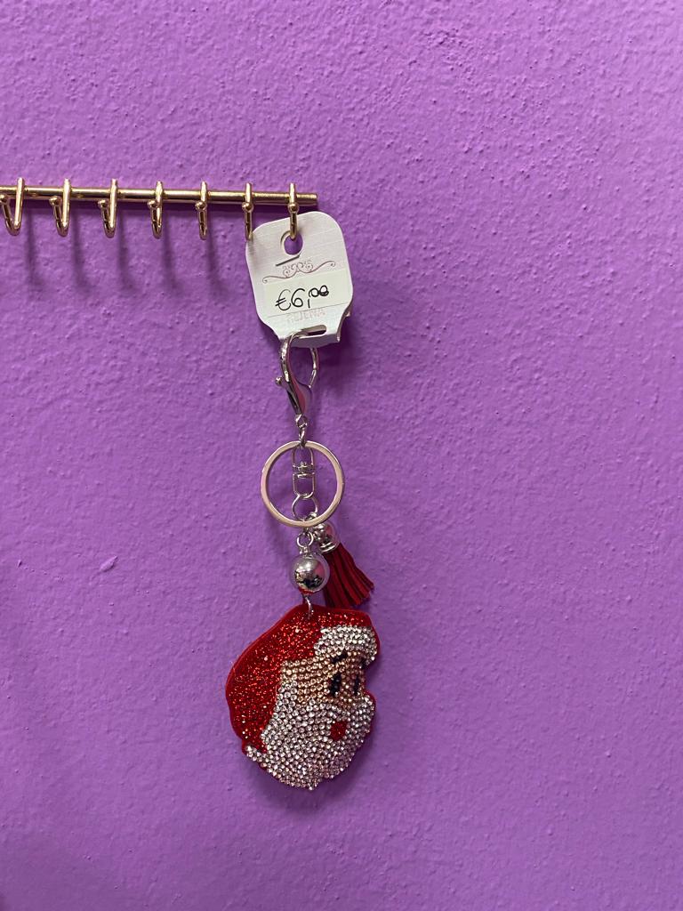 portachiavi ecopelle con strass