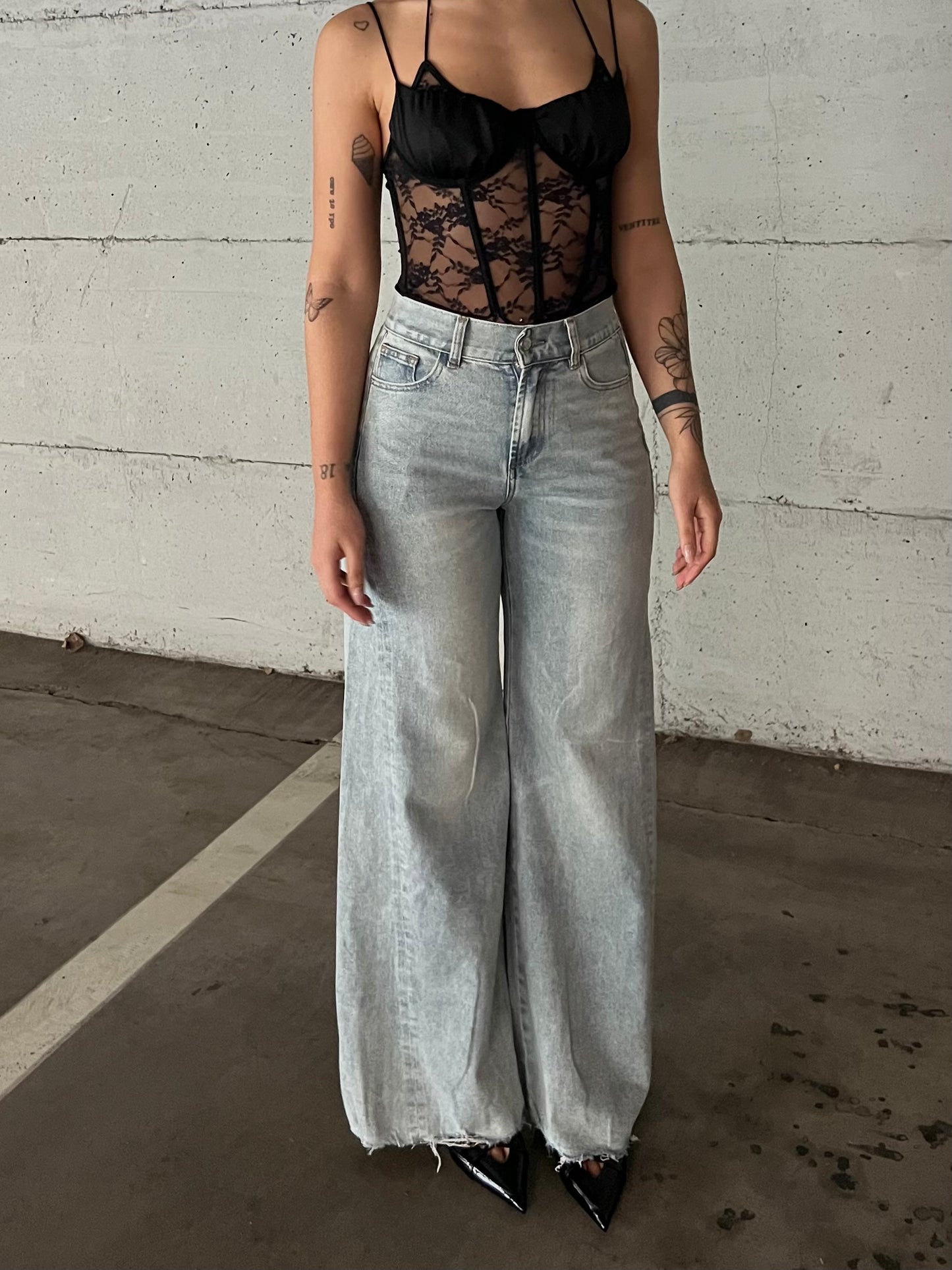 jeans wide leg