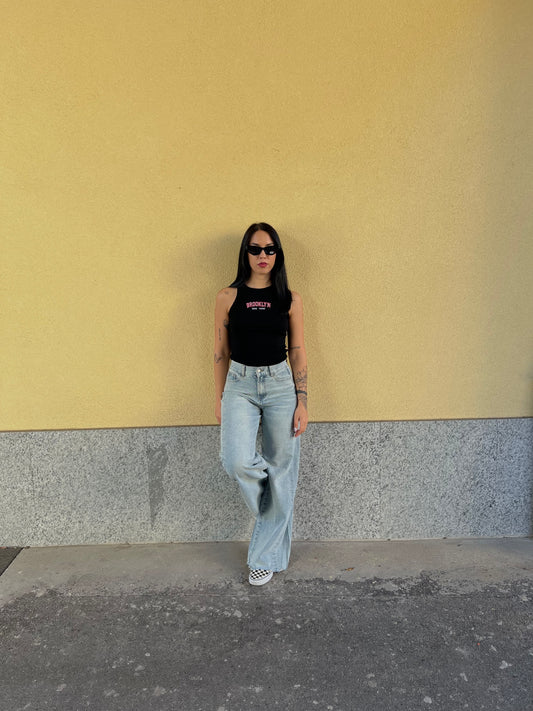 canotta Brooklyn nera