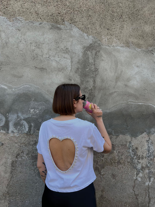 t-shirt cuore by Lumina